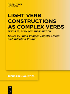 cover image of Light Verb Constructions as Complex Verbs